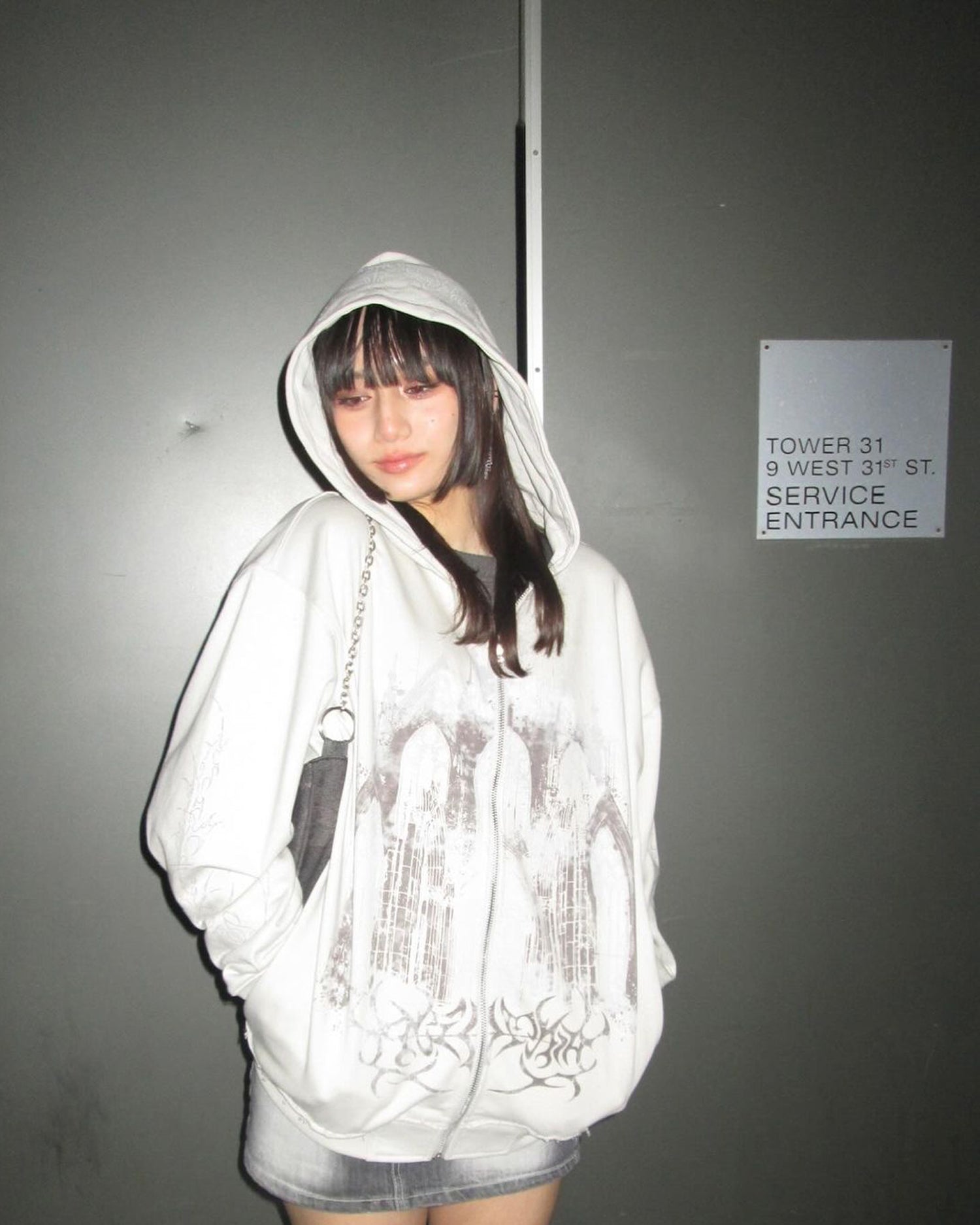 Gray Cathedral V2 Zip Hoodie