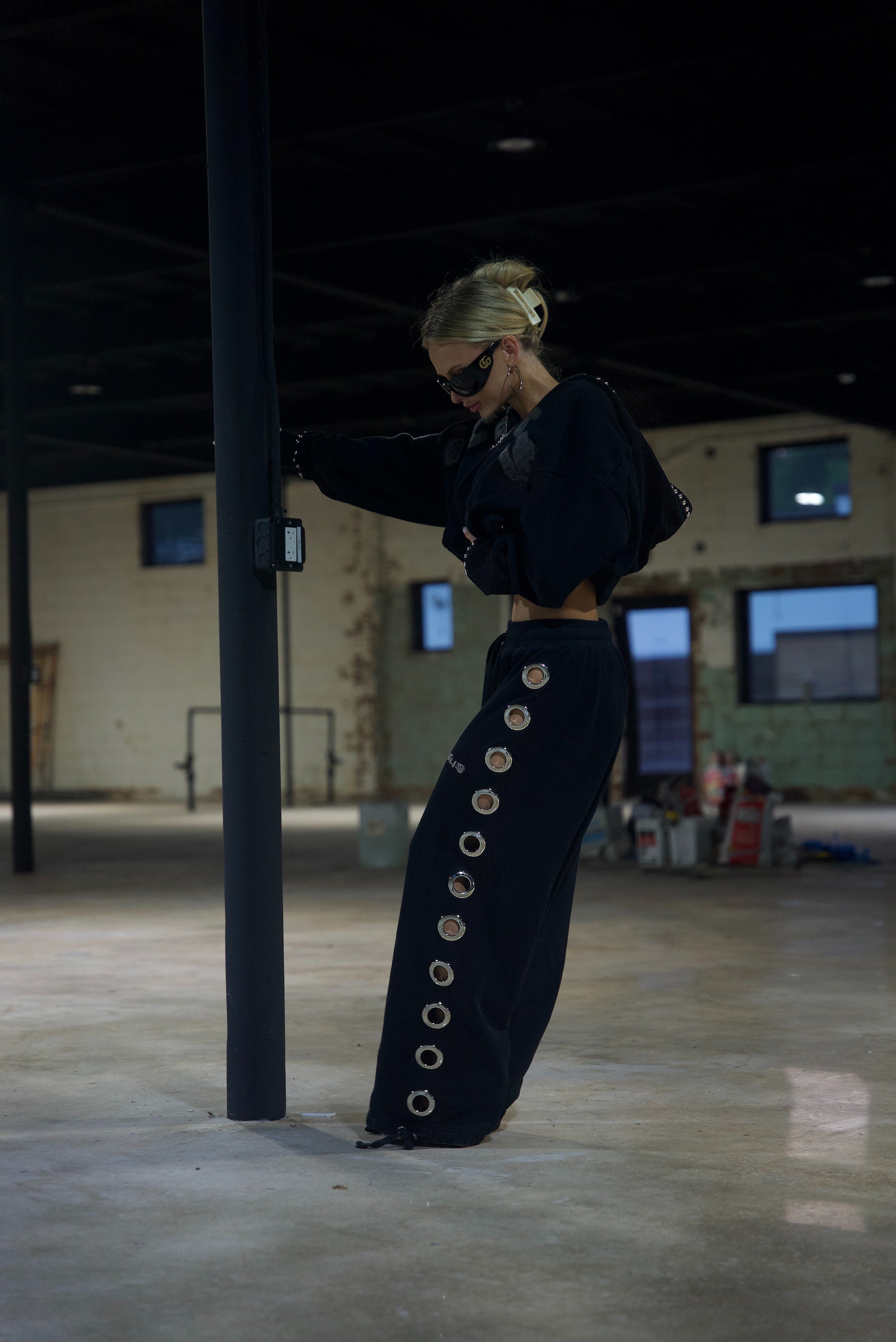 Eyelet Sweatpants