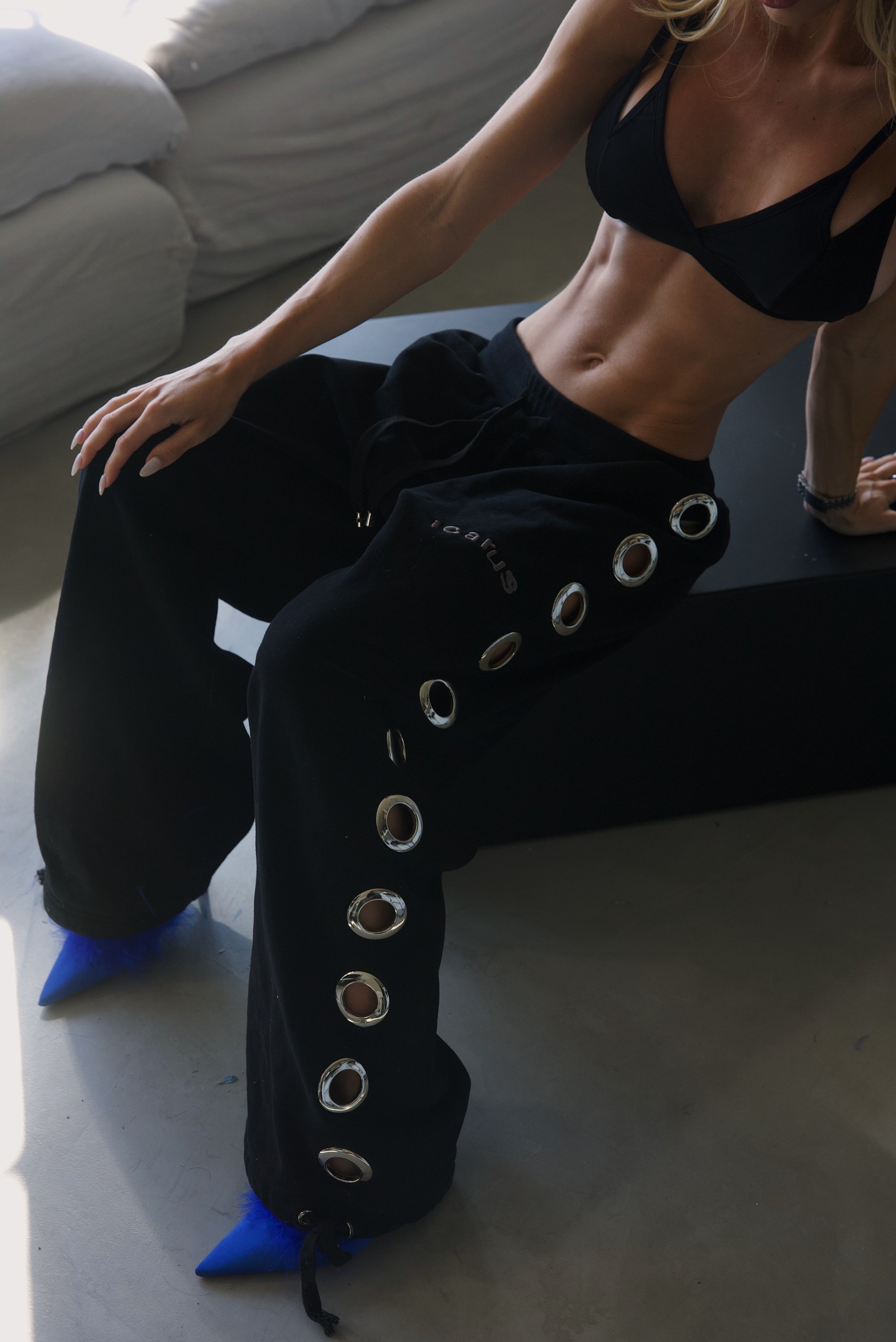 Eyelet Sweatpants