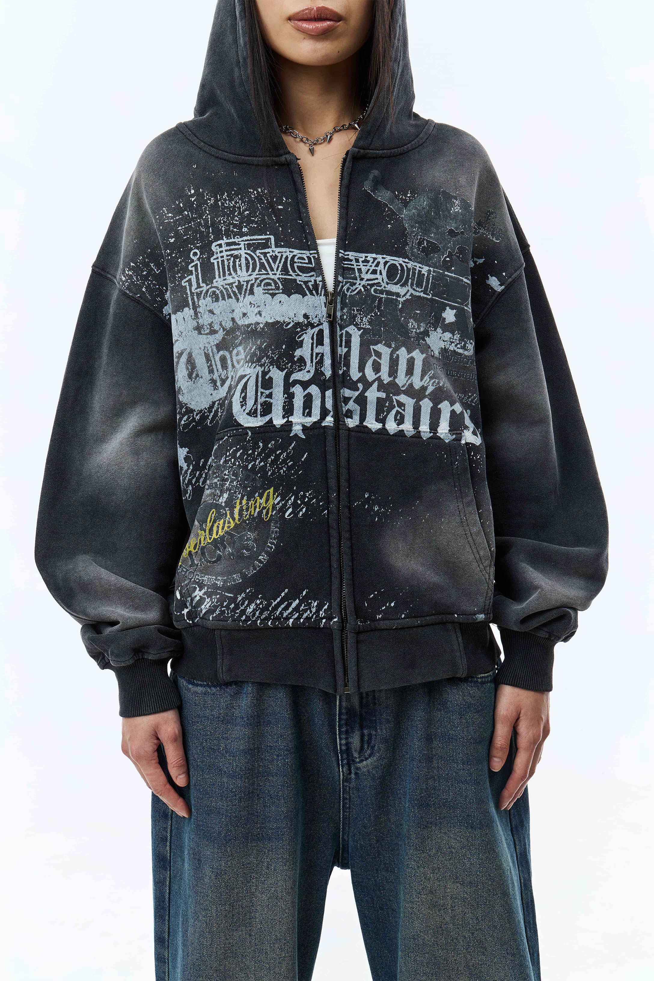 Upstairs Zip Hoodie