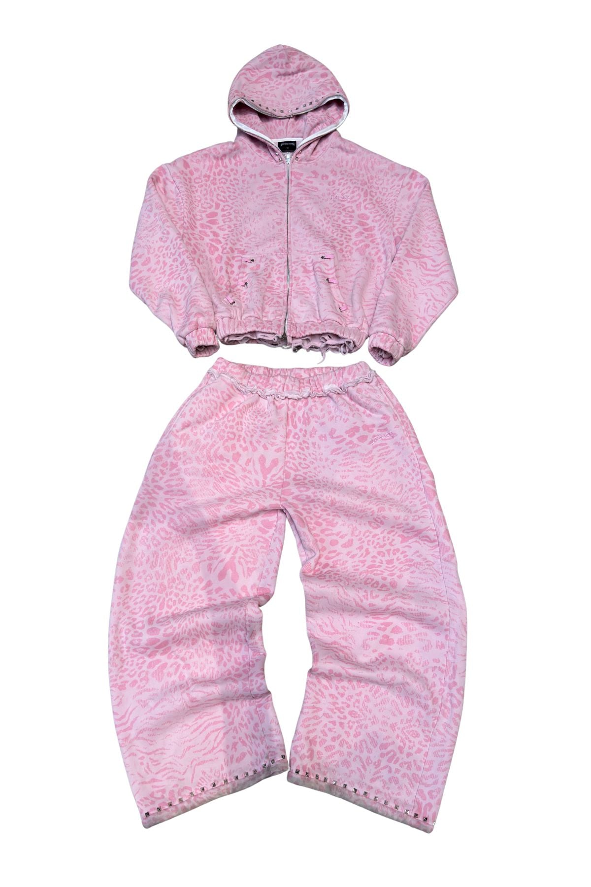 Leopard Sweatpants (Pink)