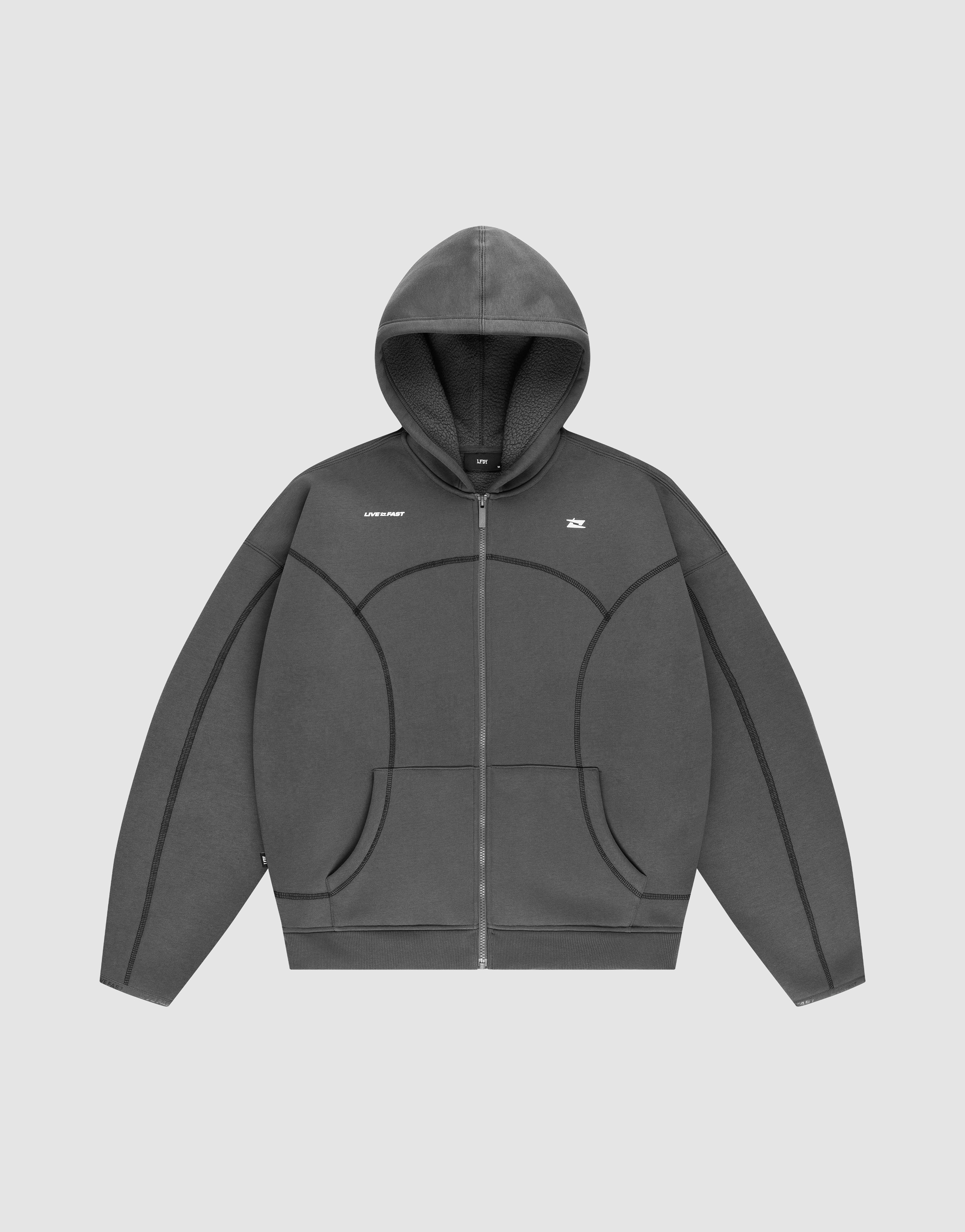 Active Fleece Hooded Zip