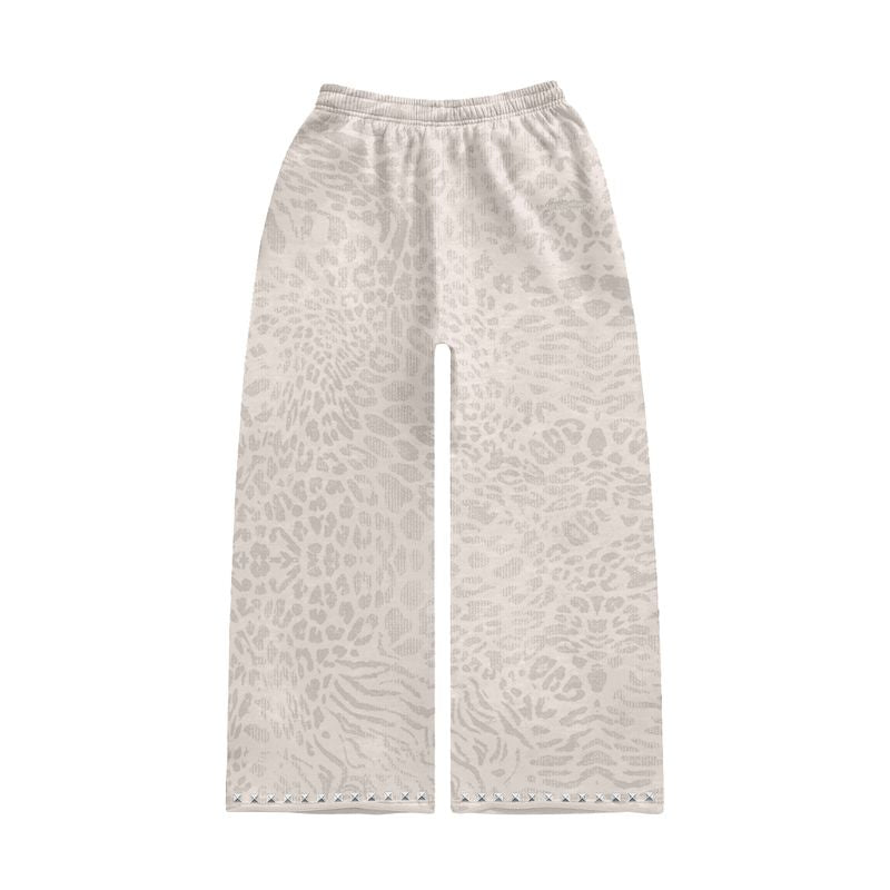 Leopard Sweatpants (Cream)