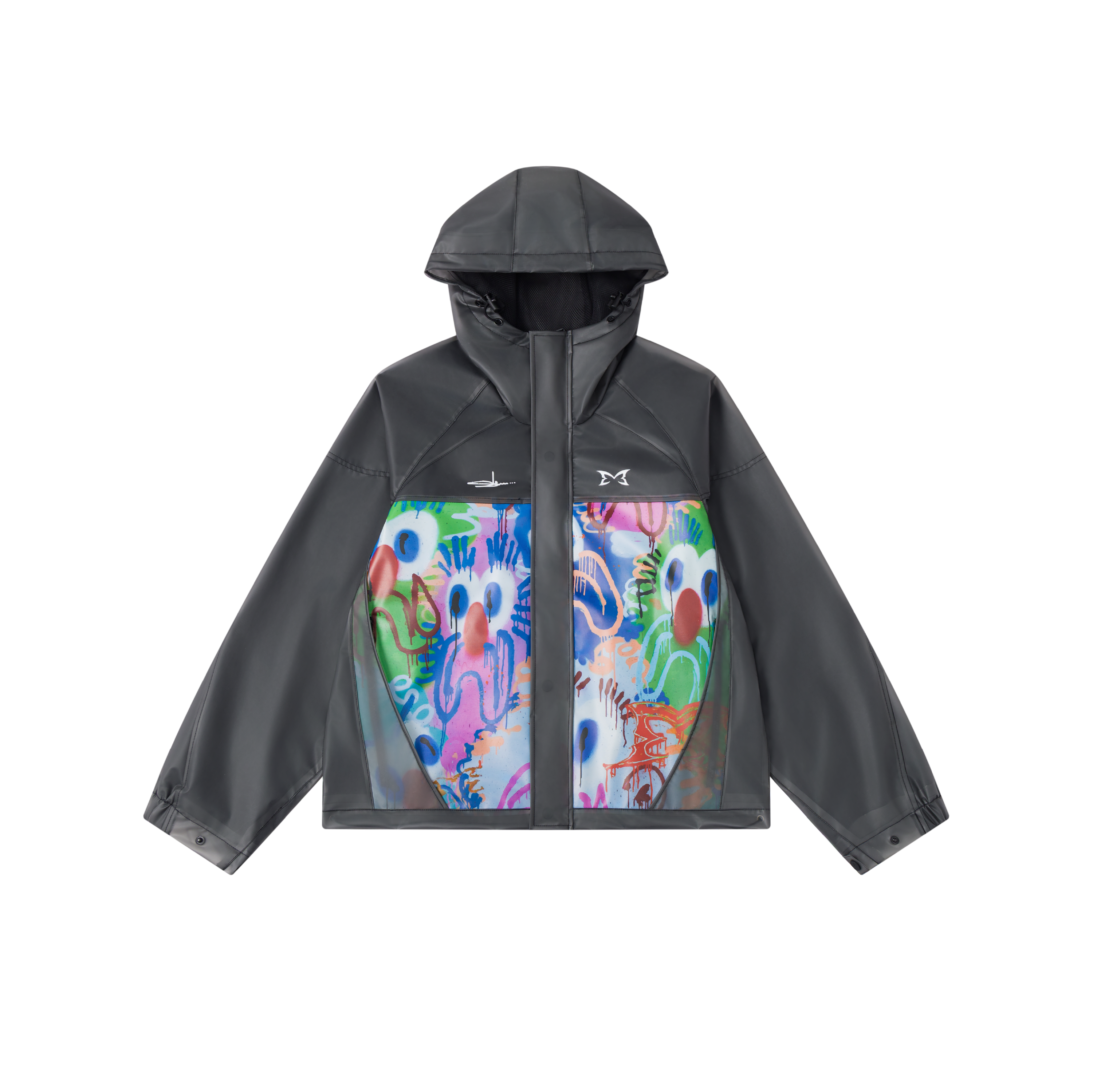 x Slawn Translucent Jacket (Black)