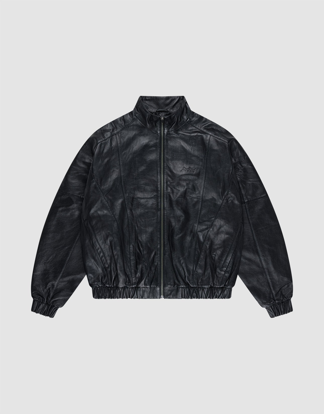 Live Fast Leather Trackjacket