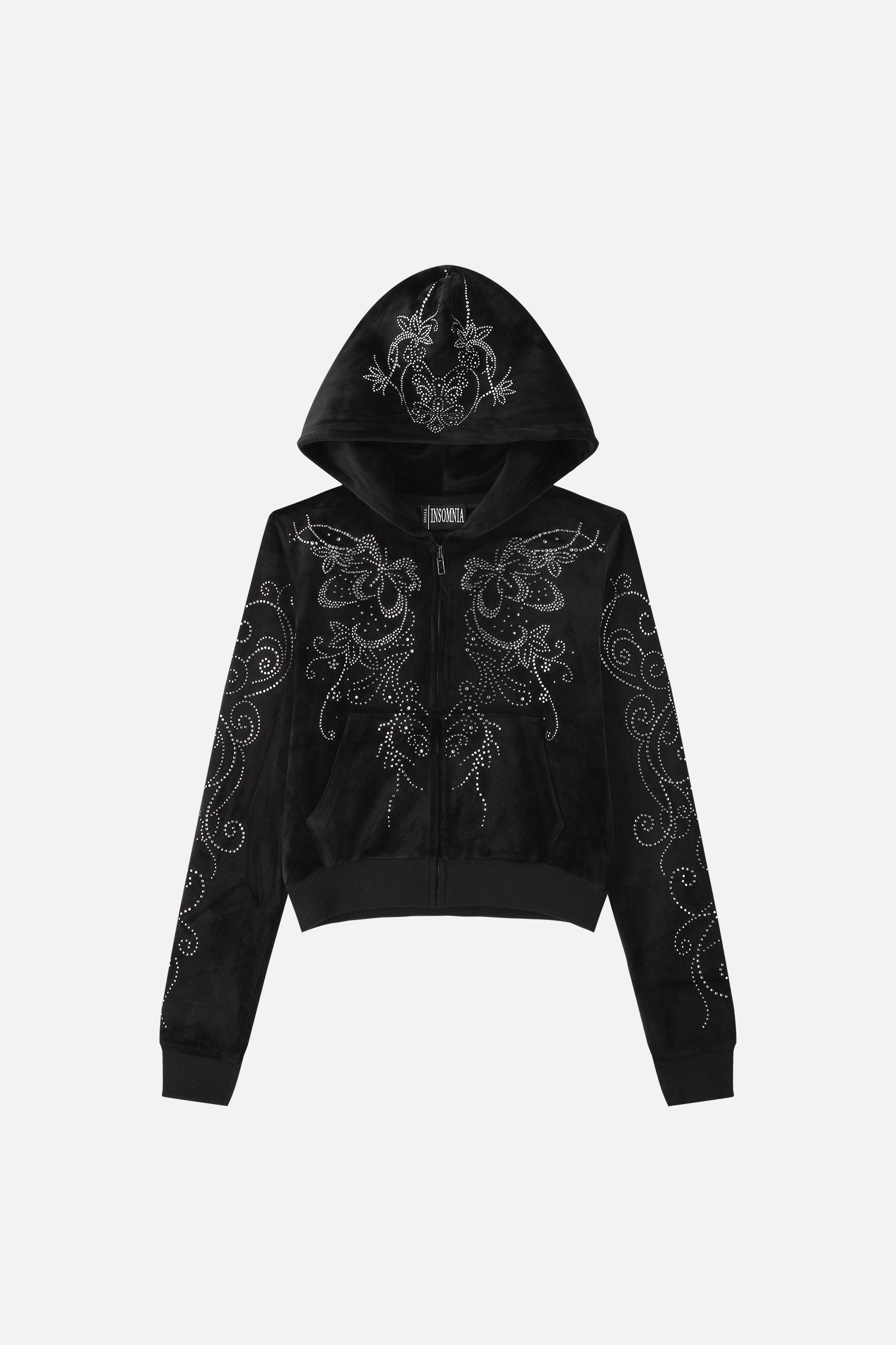 Velour Flutter Hoodie