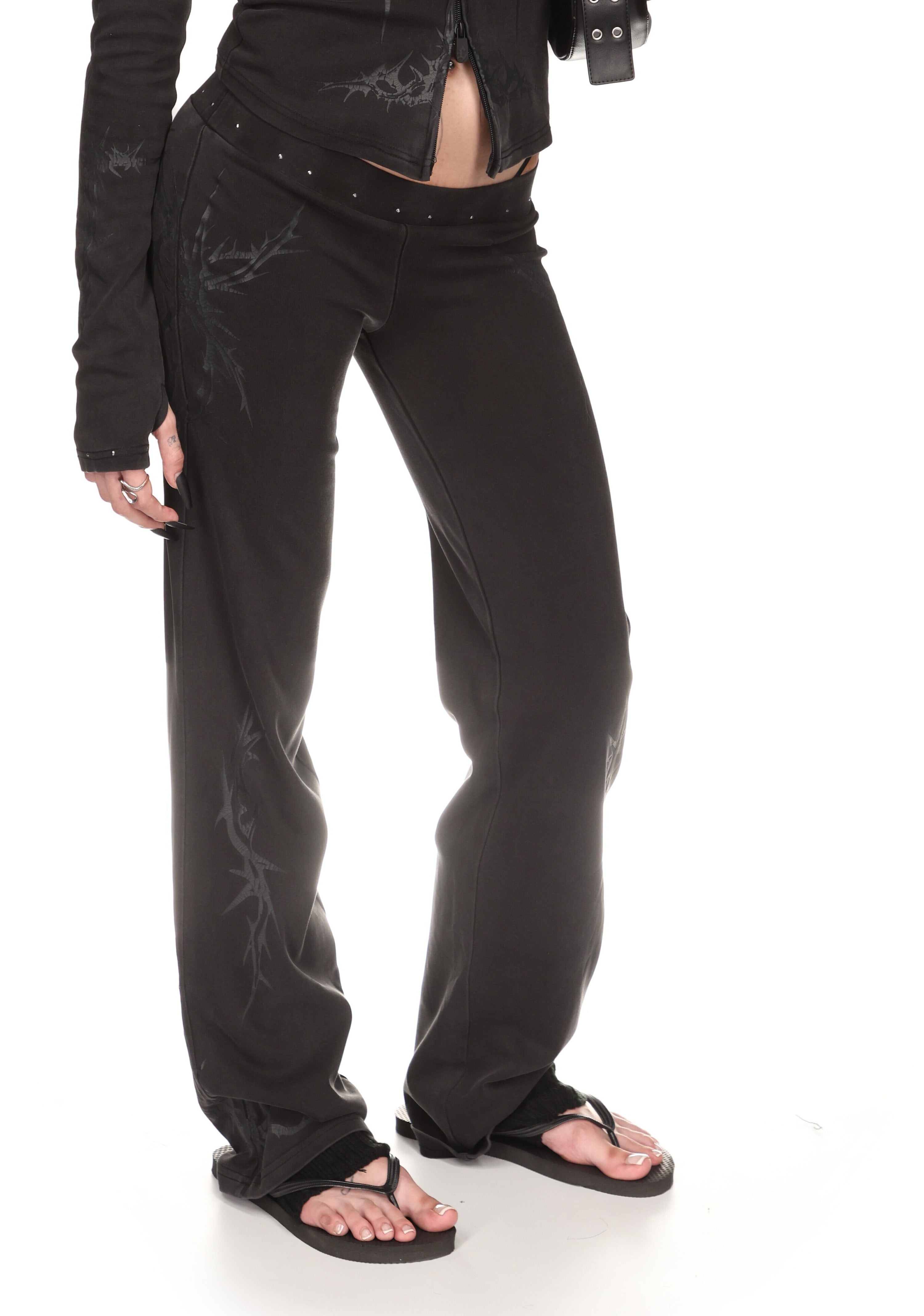 CURSE SCULPT STRETCH PANTS WASHED CHARCOAL