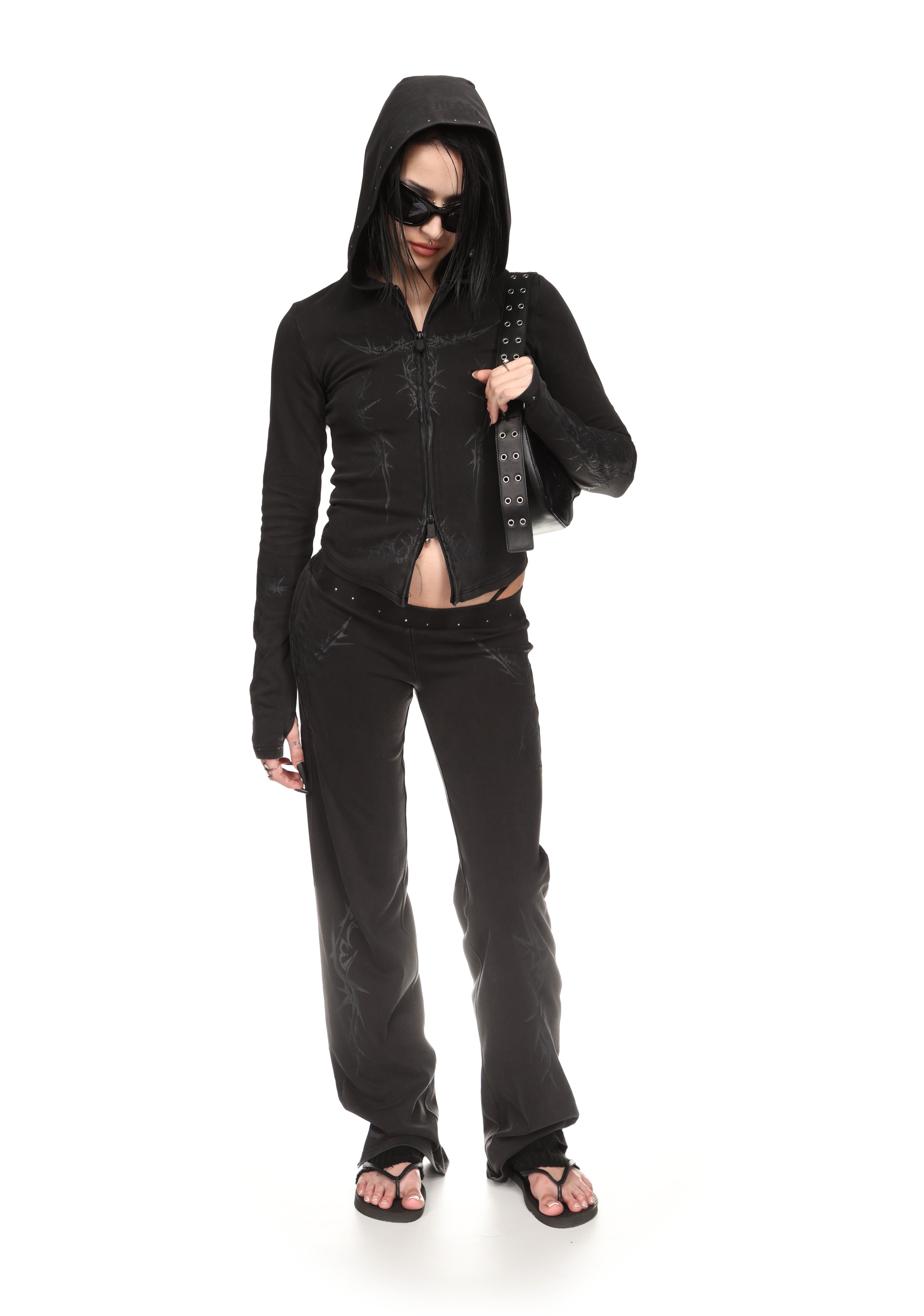 CURSE SCULPT STRETCH PANTS WASHED CHARCOAL