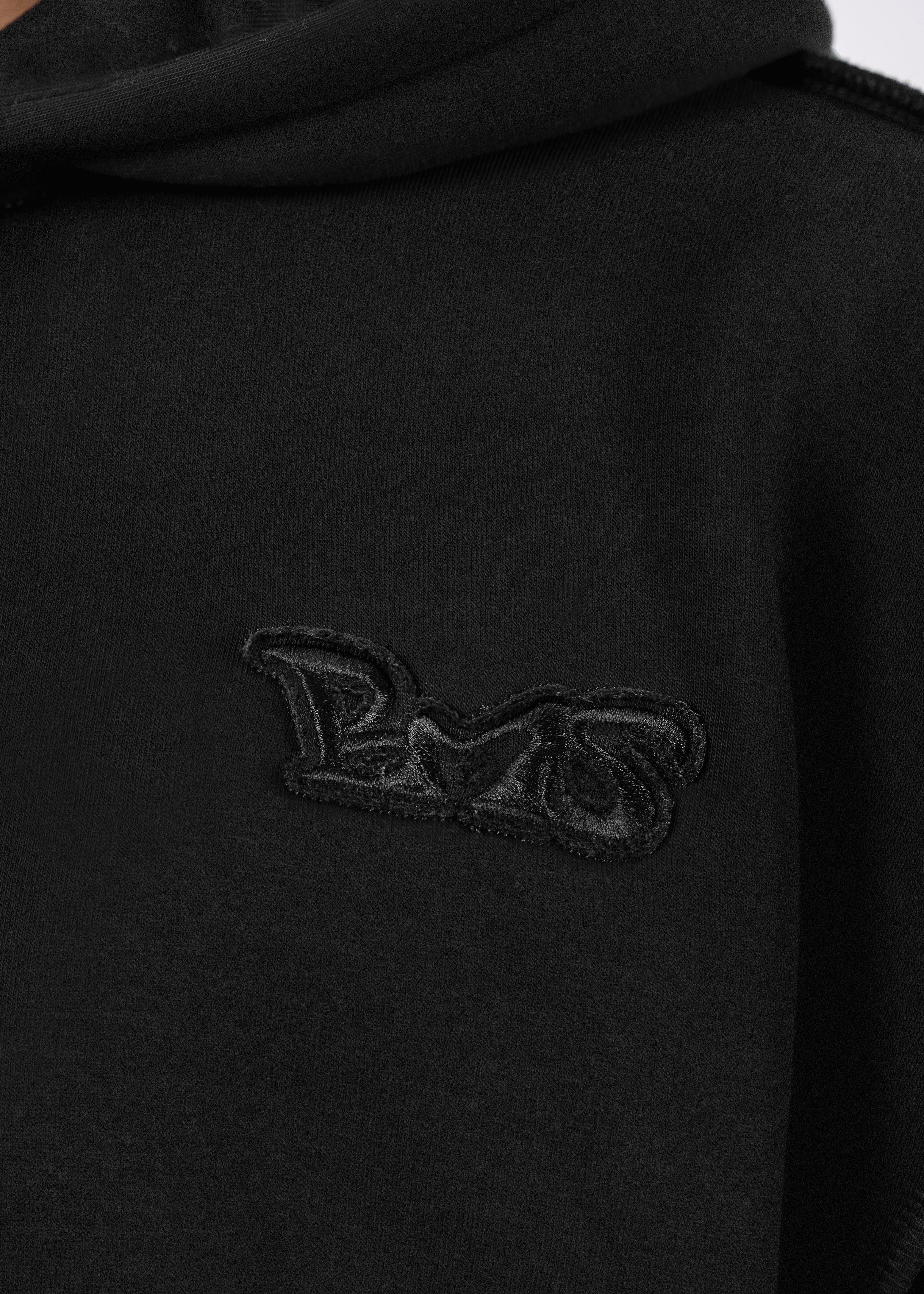 PATCH BLACK HOODIE