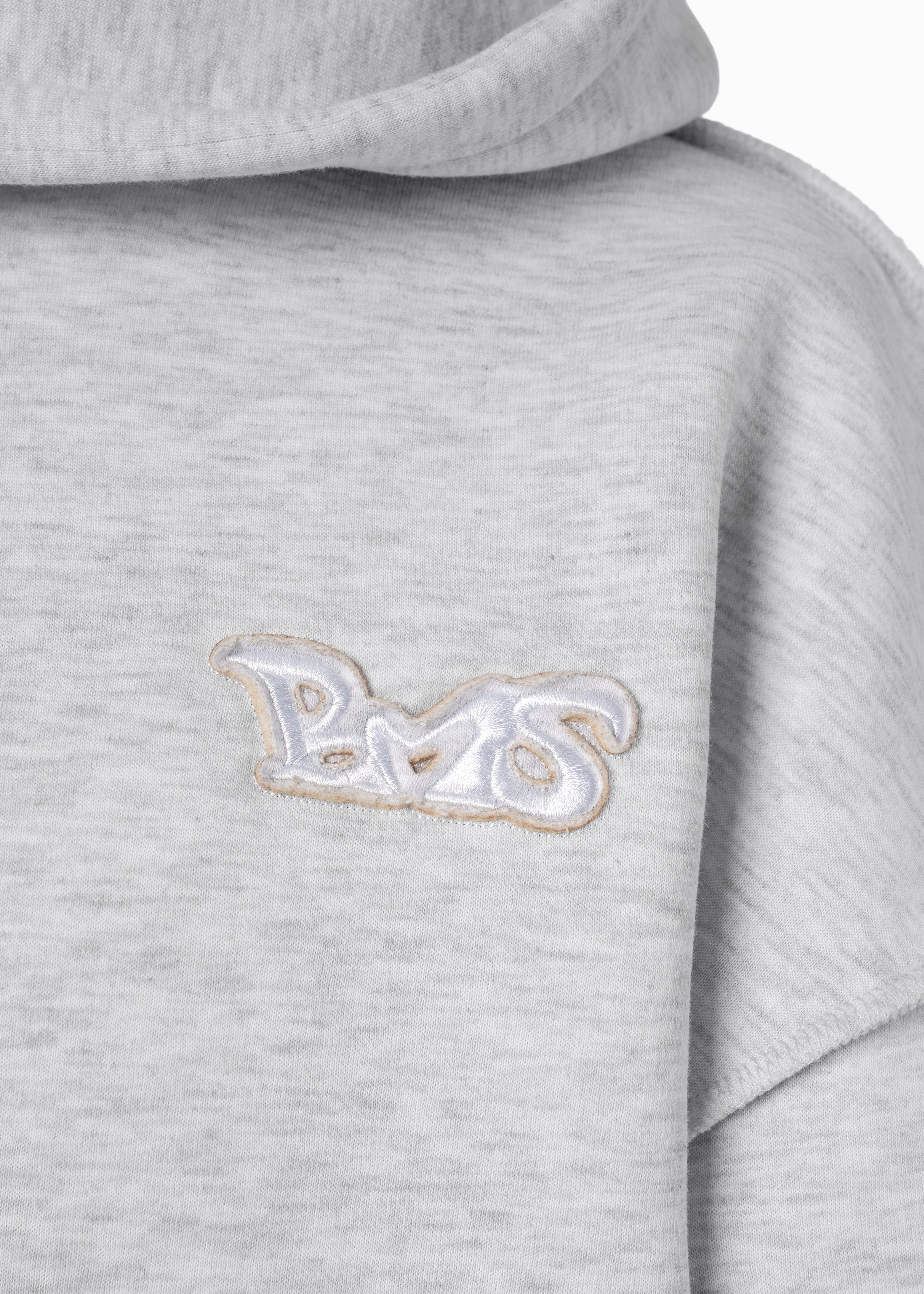 PATCH GREY HOODIE