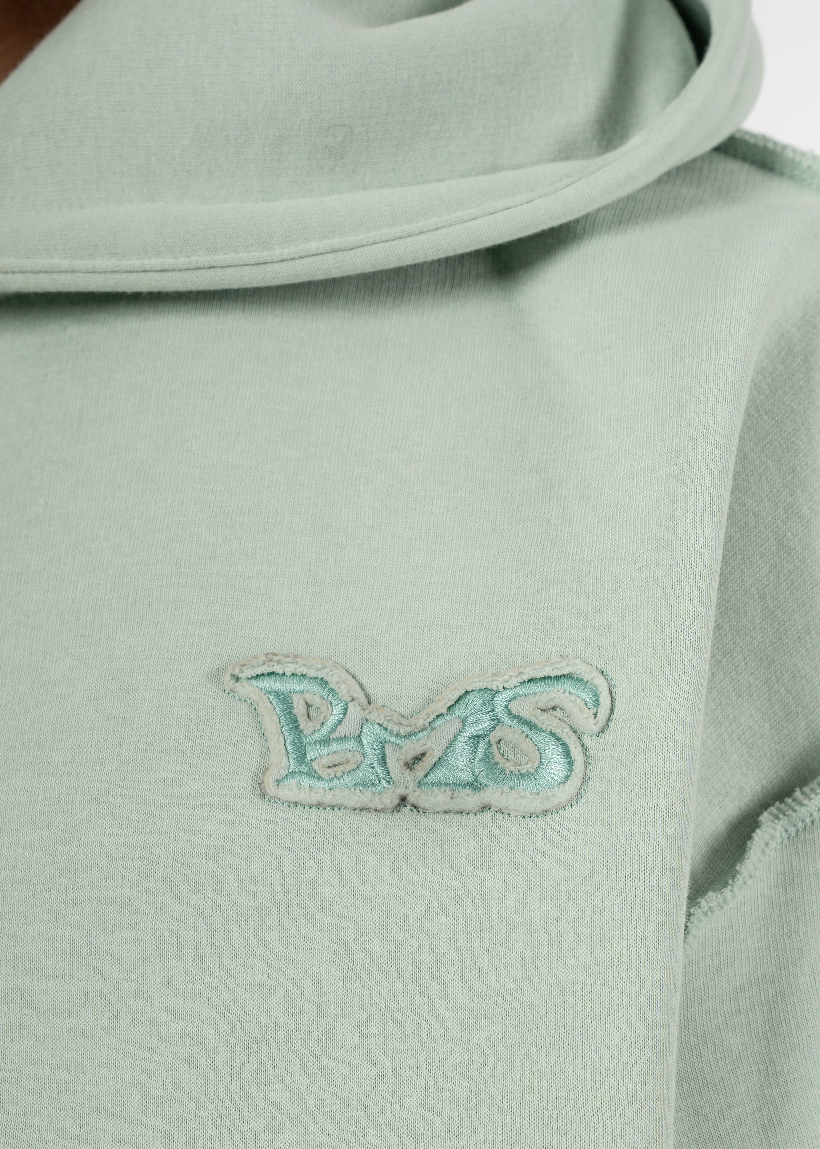 PATCH MINT HOODIE