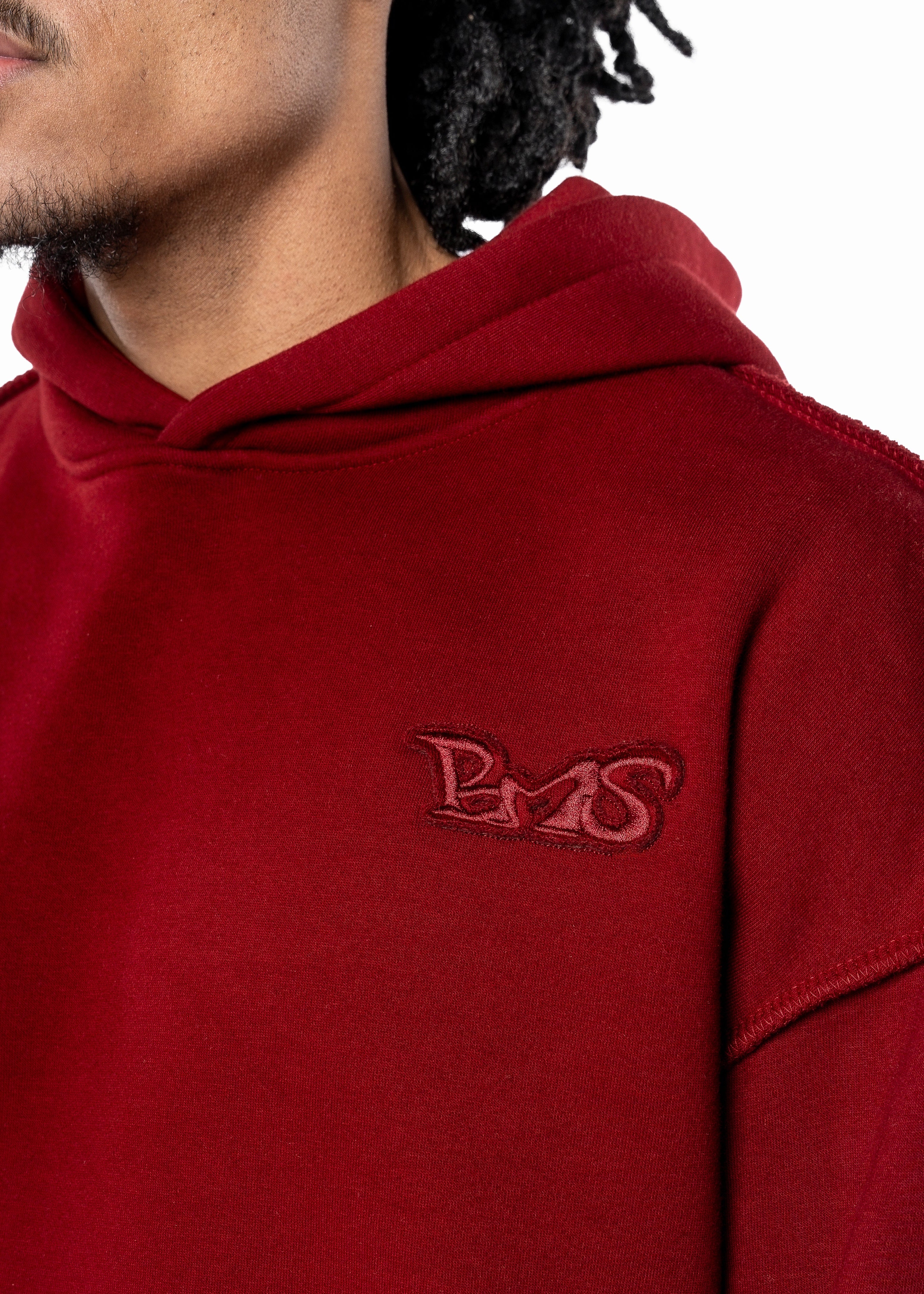 PATCH BORDEAUX HOODIE