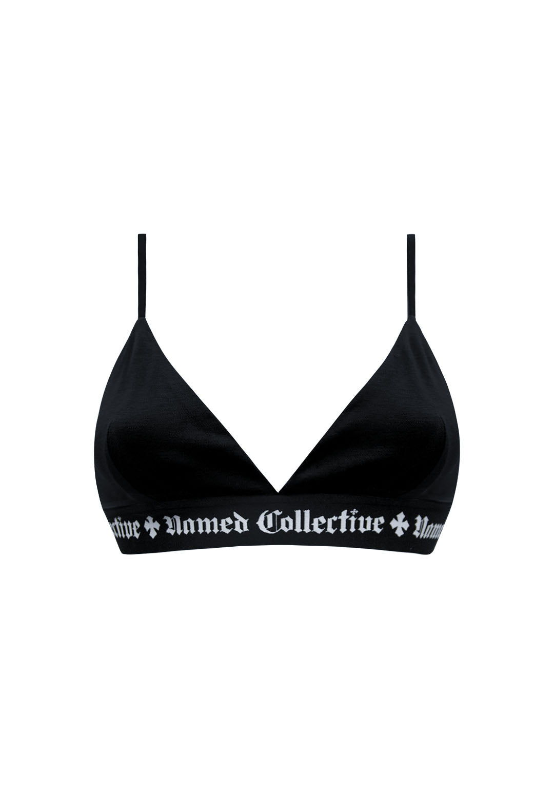 CLASSICS LOGO TRIANGLE BRALETTE BLACK