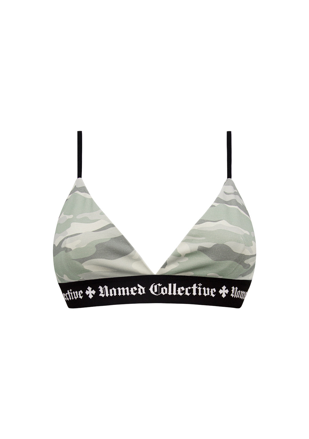 CLASSICS LOGO TRIANGLE BRALETTE CAMO