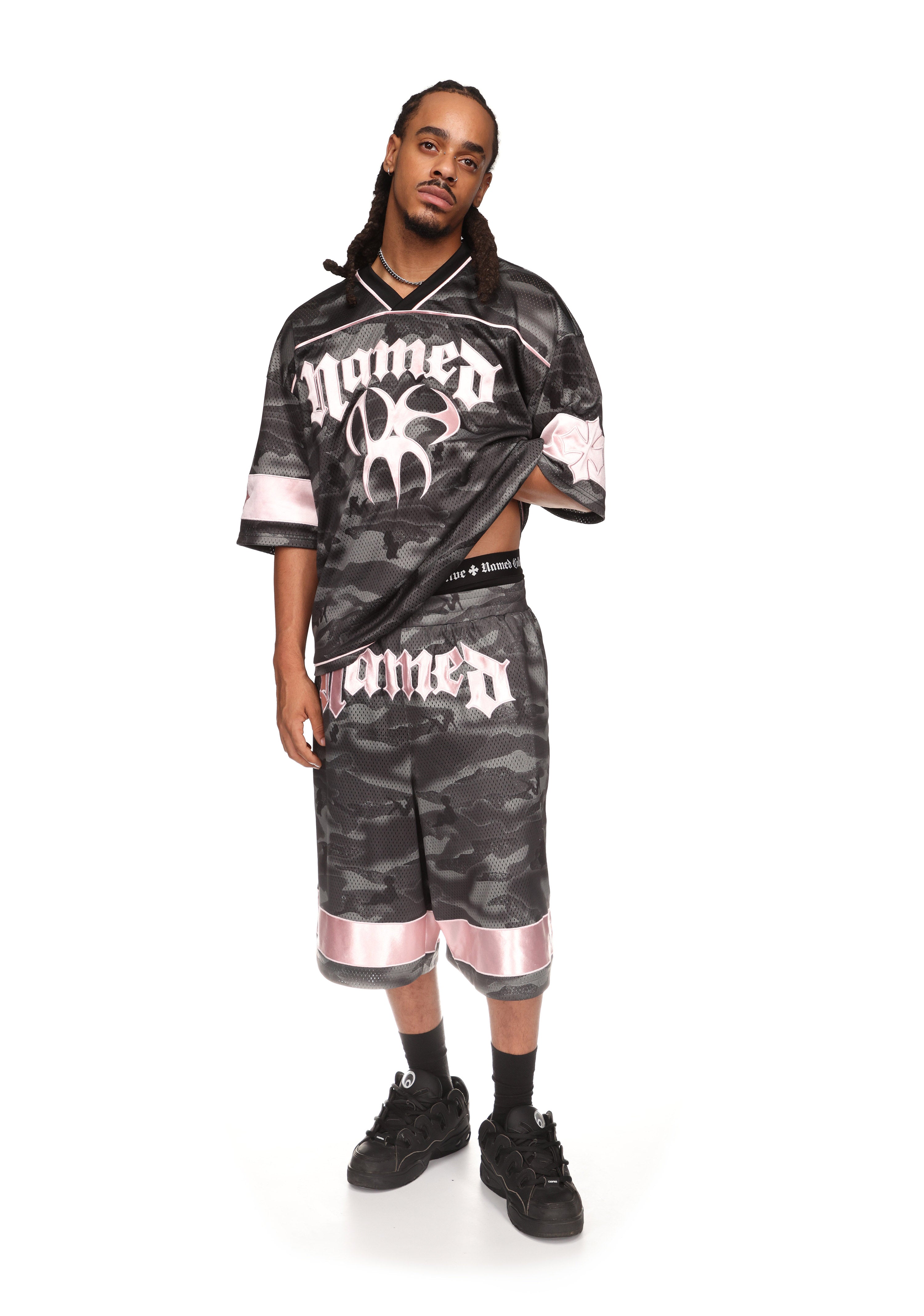 Nth ACTIVE AIRTEX MESH OVERSIZED JERSEY CAMO
