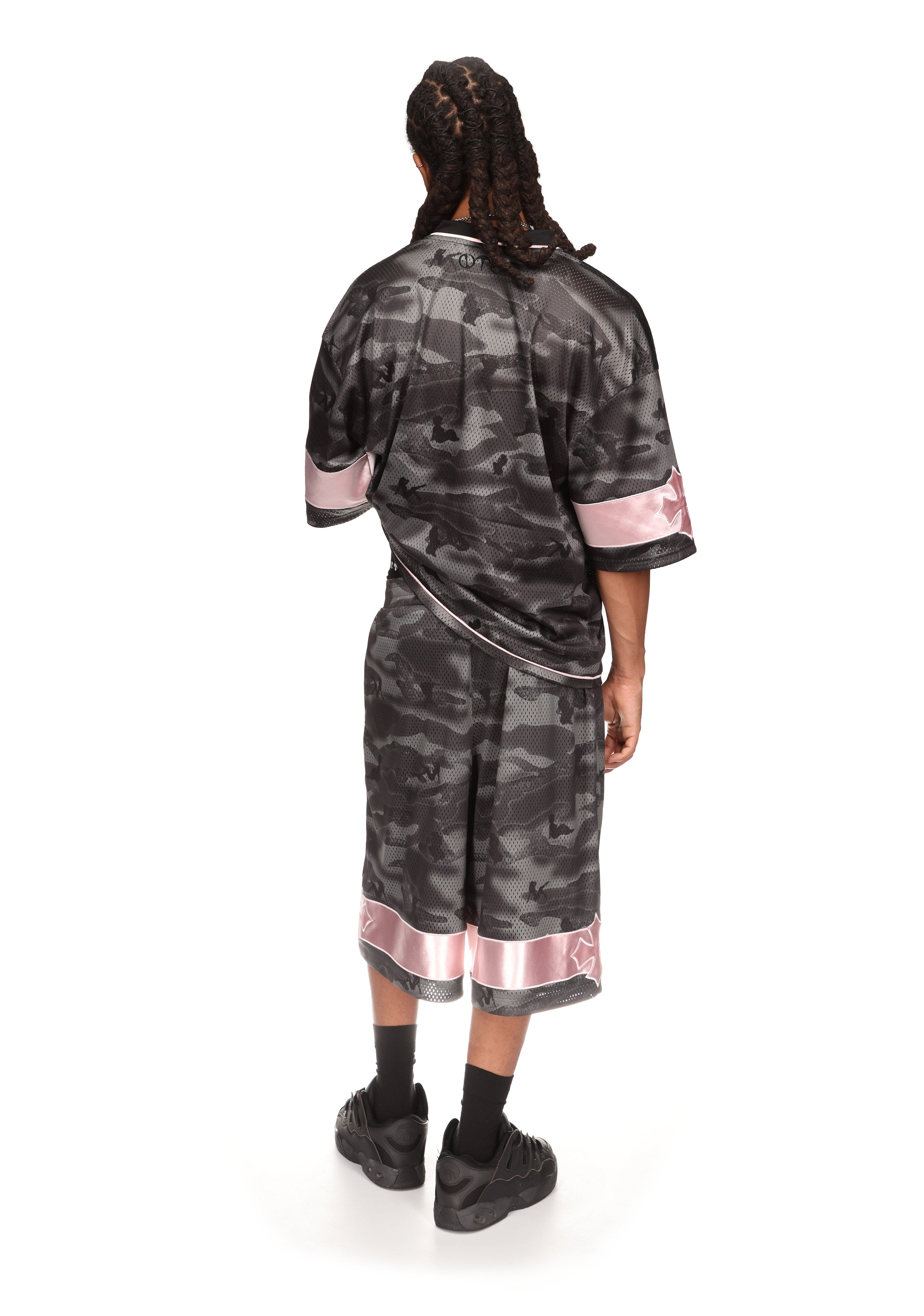 Nth ACTIVE AIRTEX MESH OVERSIZED JERSEY CAMO