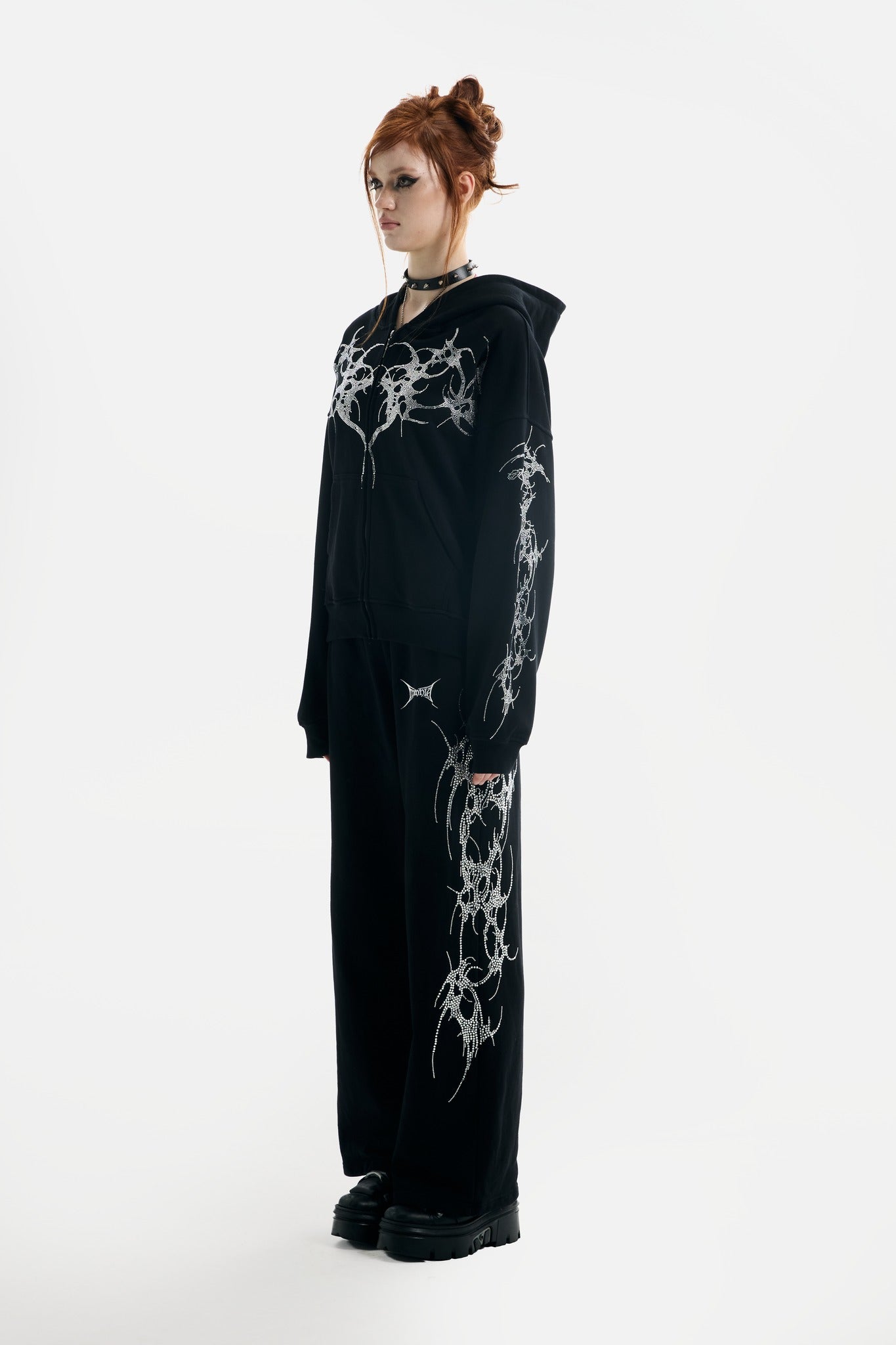 Thorns Rhinestone Hoodie
