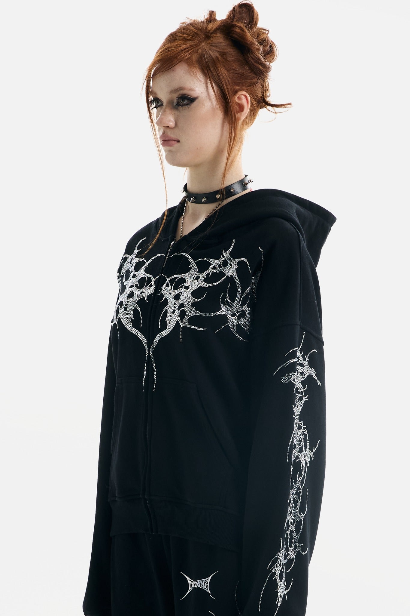 Thorns Rhinestone Hoodie