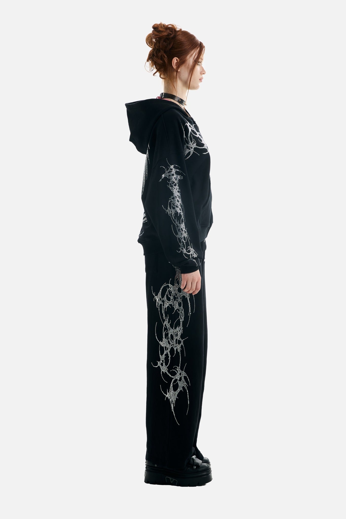 Thorns Rhinestone Hoodie