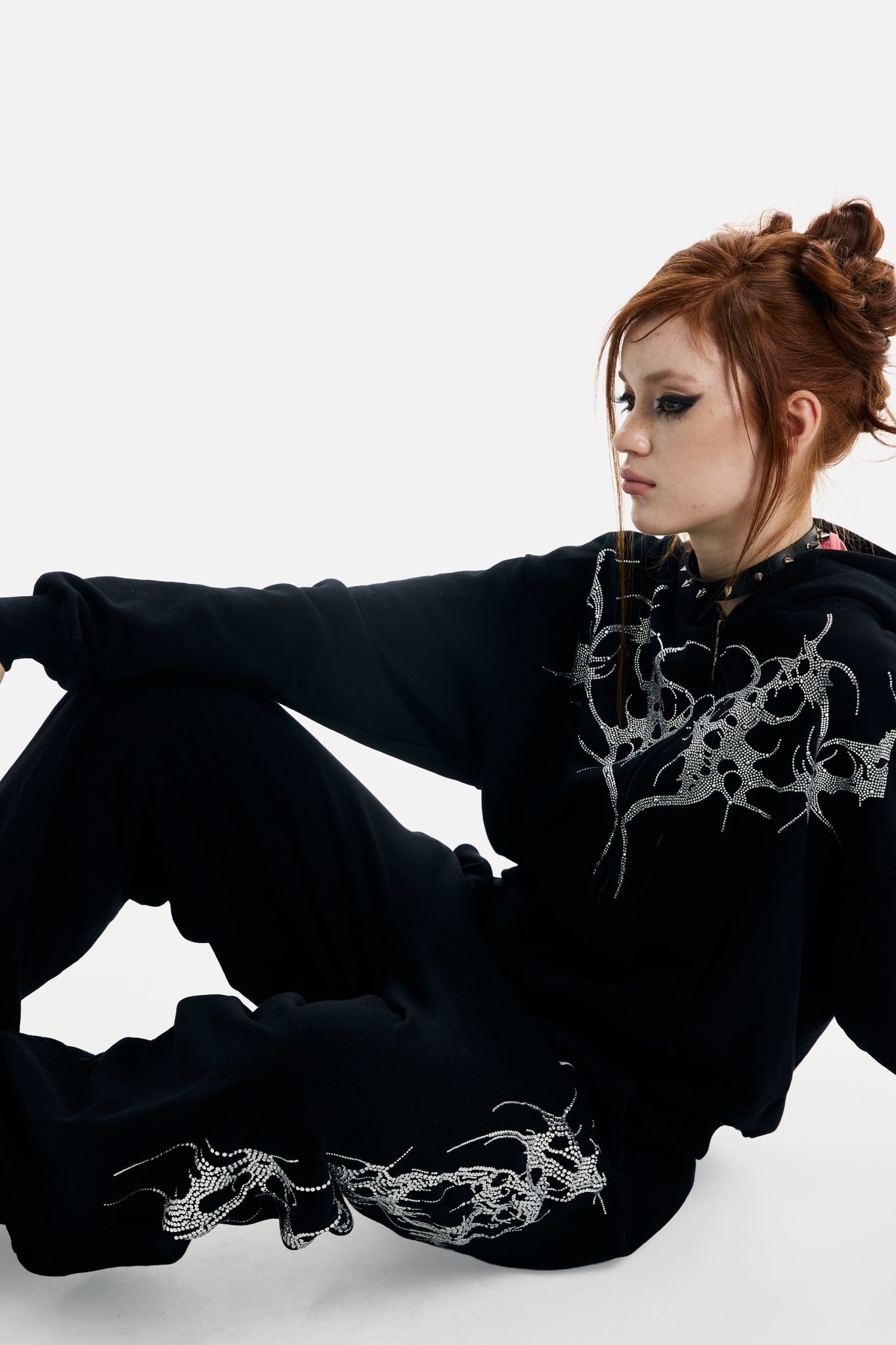 Thorns Rhinestone Hoodie