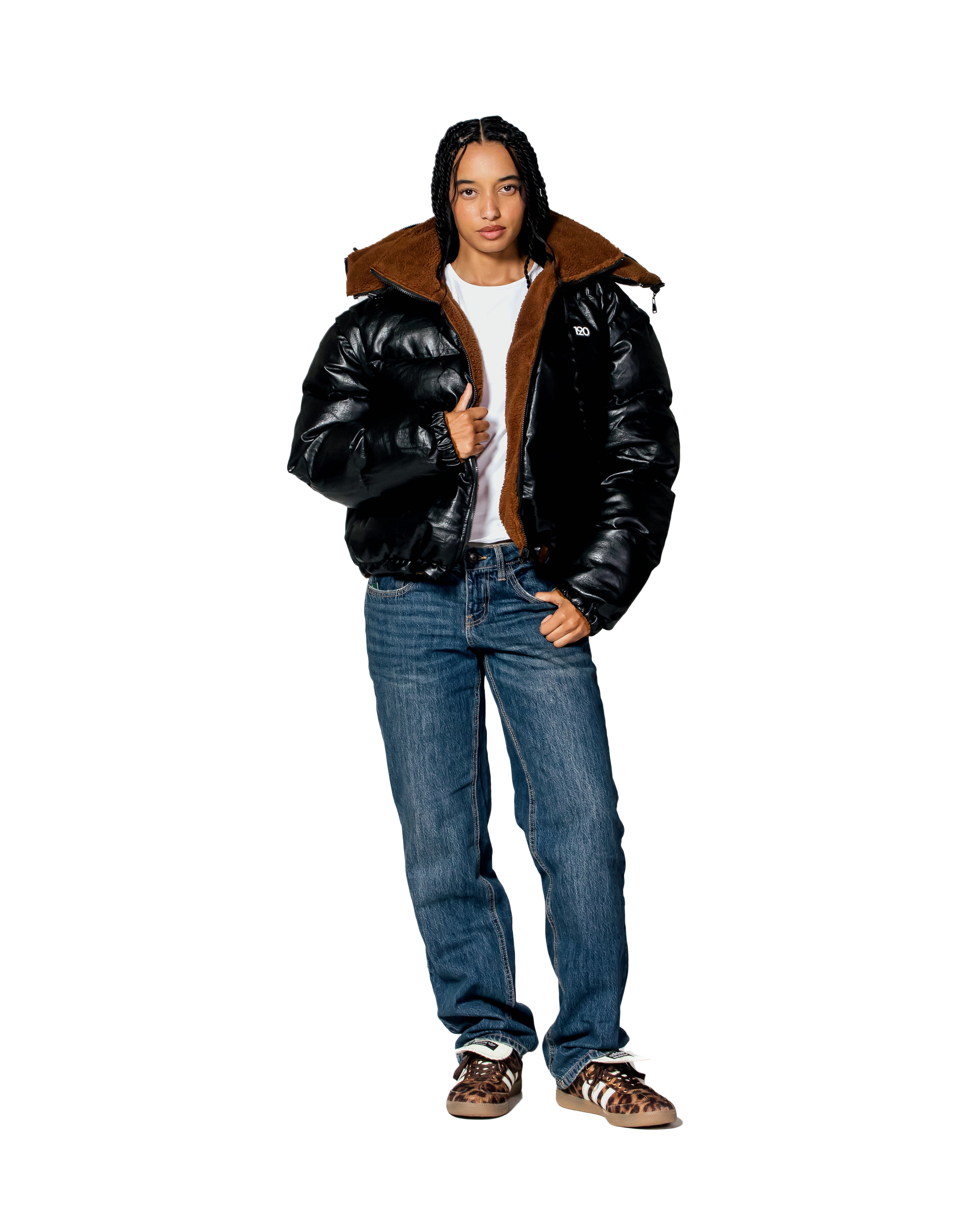 Ultimate Bomber™ - Faux Leather Teddy