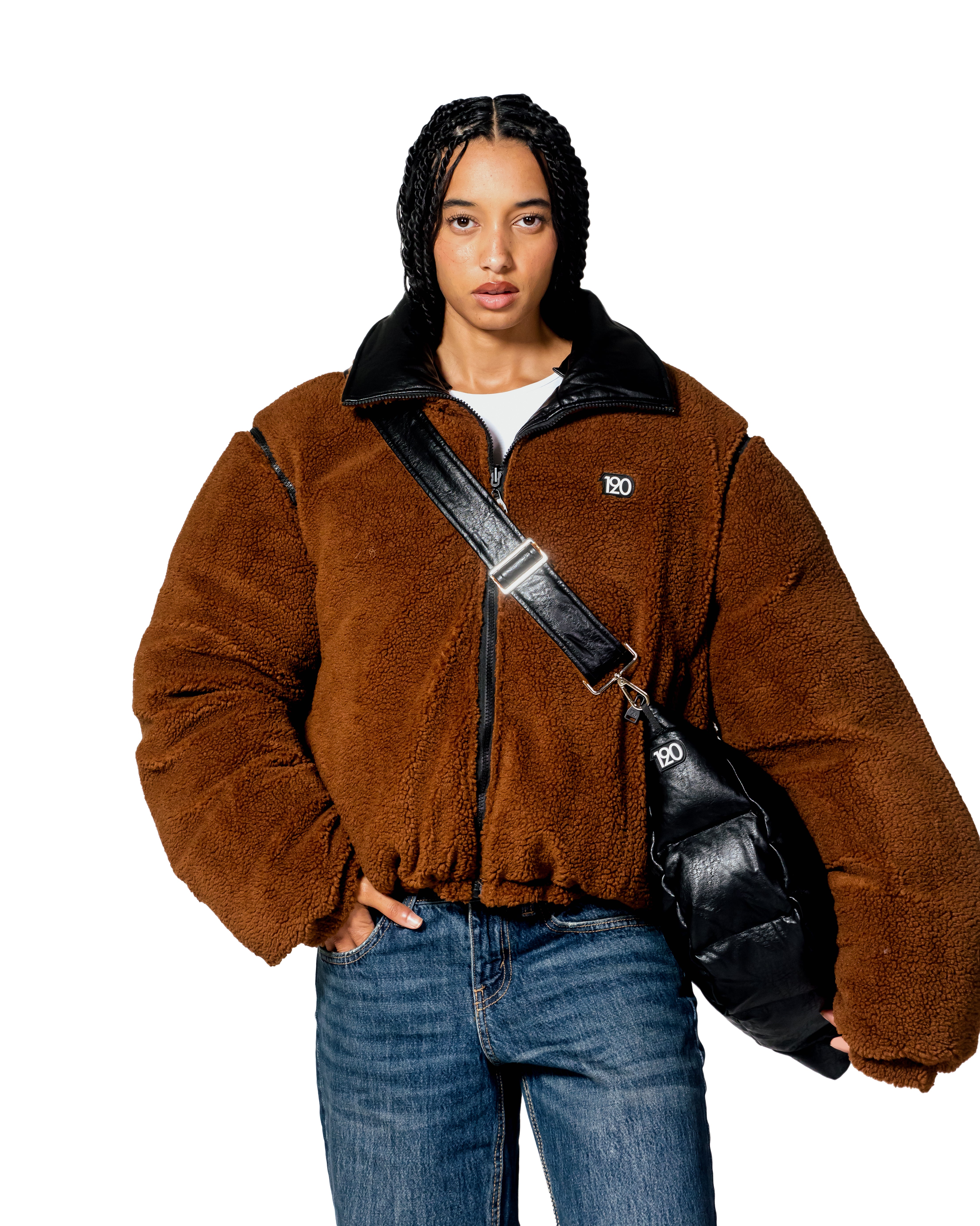 Ultimate Bomber™ - Faux Leather Teddy