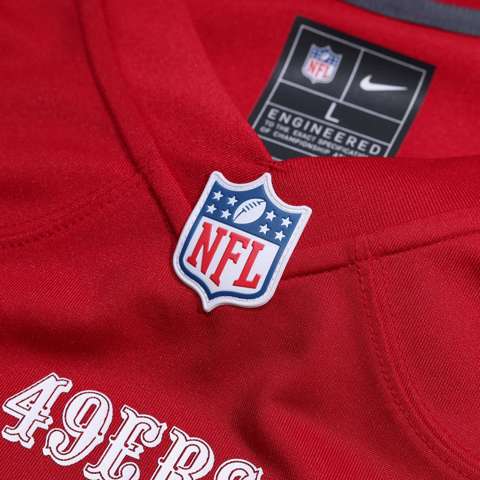 Men's San Francisco 49ers Brett Toth Scarlet Team Game Jersey