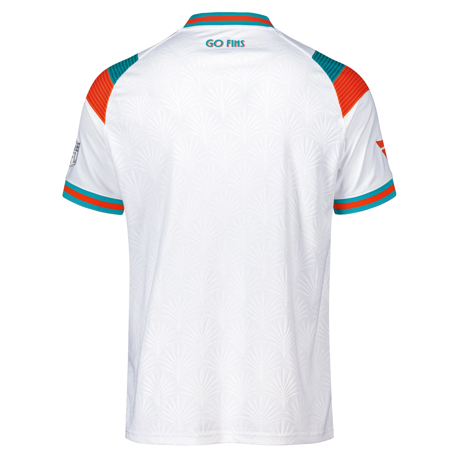 Miami Dolphins Youth Football x Football V-Neck Fan Top - White
