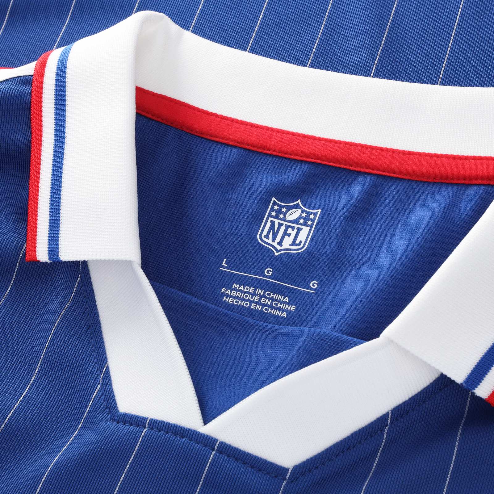 Buffalo Bills Youth Football x Football Collared Fan Top - Royal