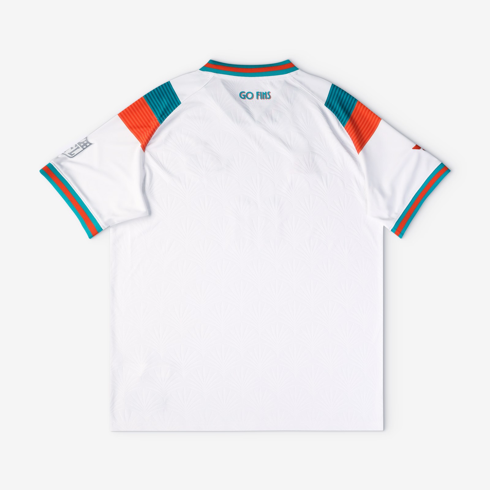 Miami Dolphins Youth Football x Football V-Neck Fan Top - White
