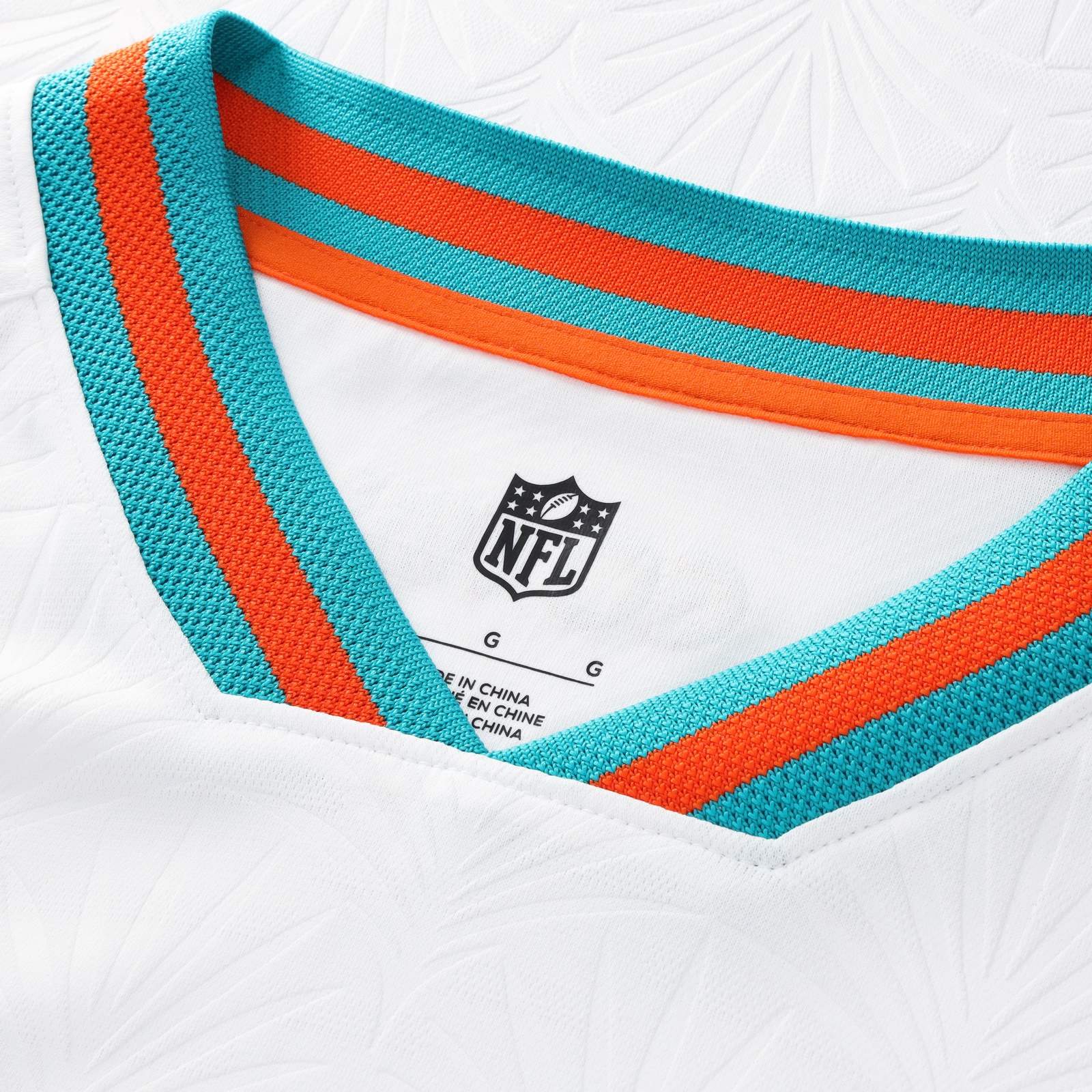 Miami Dolphins Youth Football x Football V-Neck Fan Top - White