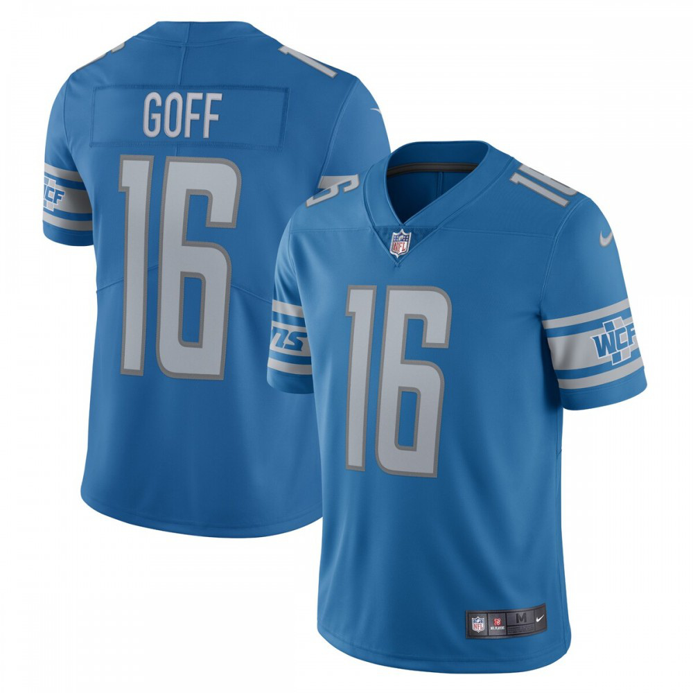 Jared Goff Detroit Lions Limited Jersey - Blue