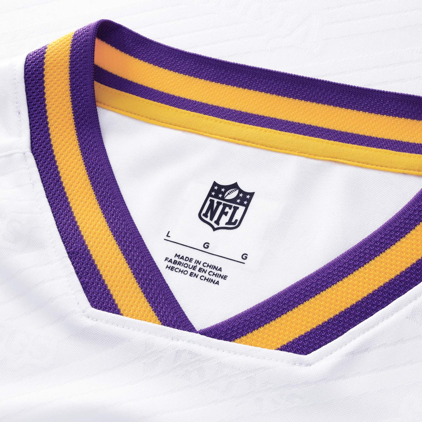 Minnesota Vikings Youth Football x Football V-Neck Fan Top - White