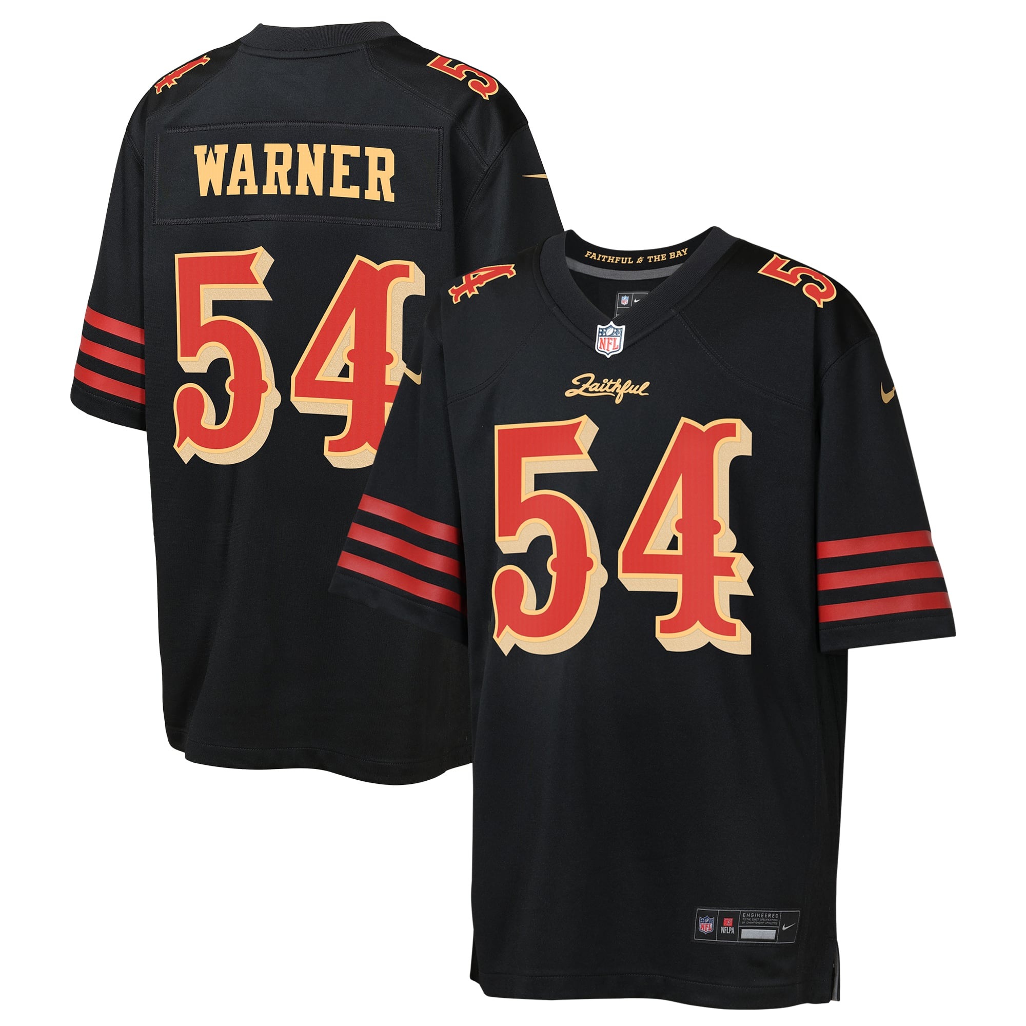 Fred Warner San Francisco 49ers Women's 2025 Rivalries Collection Game Jersey - Black