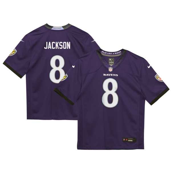 Lamar Jackson Baltimore Ravens Infant Team Game Jersey - Purple