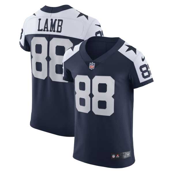Men's Dallas Cowboys CeeDee Lamb Navy Alternate Elite Jersey