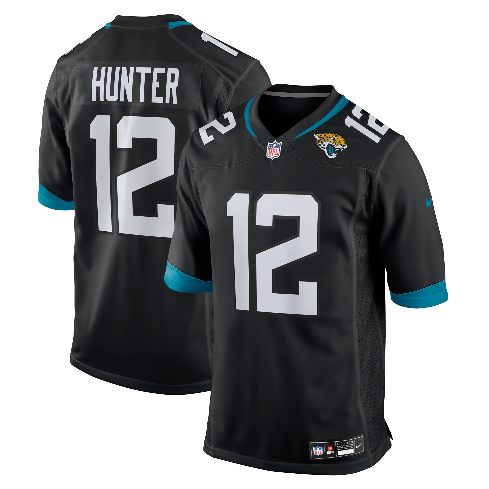 Men's Jacksonville Jaguars Travis Hunter Black Alternate Game Jersey