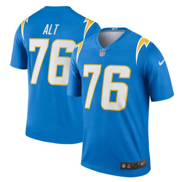 Men's Los Angeles Chargers Joe Alt Powder Blue Legend Player Performance Top