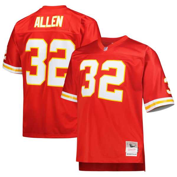 Men's Kansas City Chiefs Marcus Allen Red Big & Tall 1994 Retired Player Replica Jersey