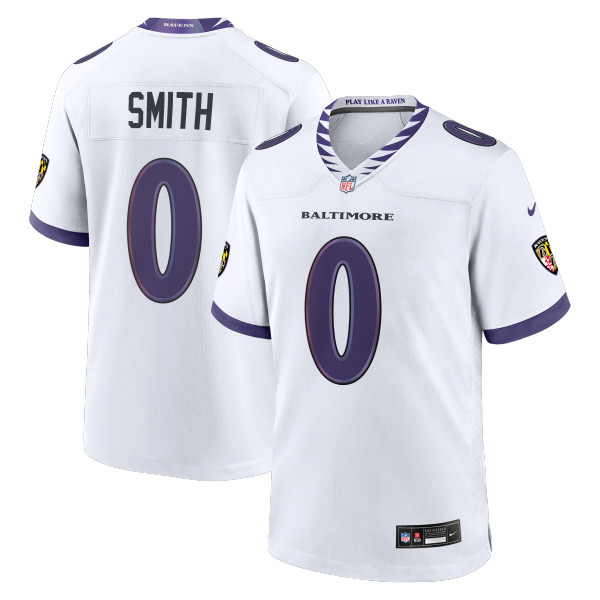 Roquan Smith Baltimore Ravens Game Jersey - White