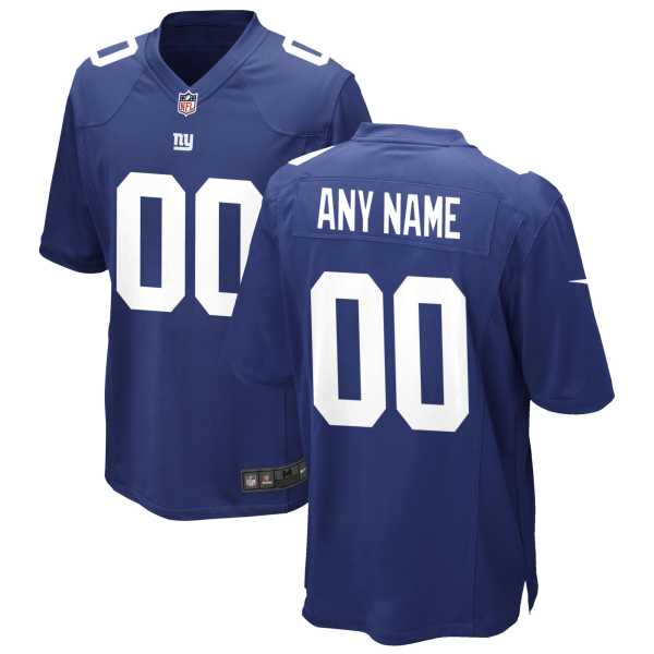 New York Giants Custom Game Jersey - Royal