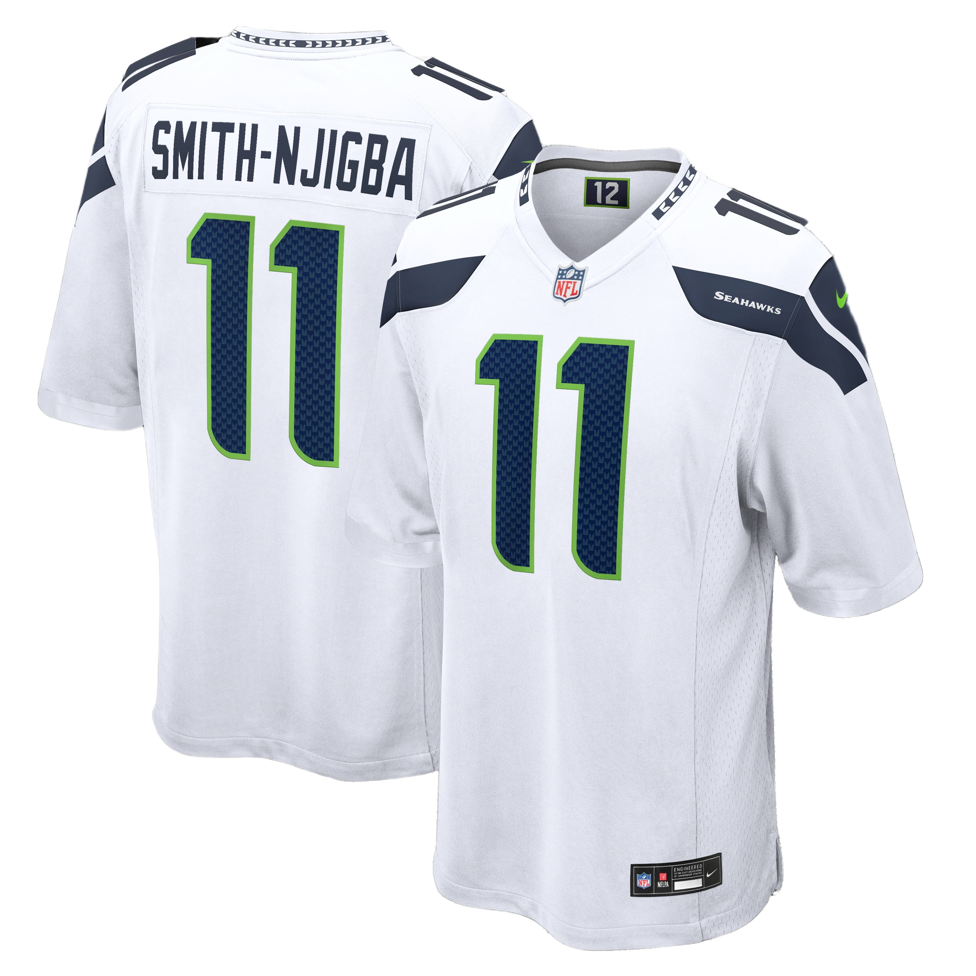 Men's Seattle Seahawks Jaxon Smith-Njigba White Game Jersey