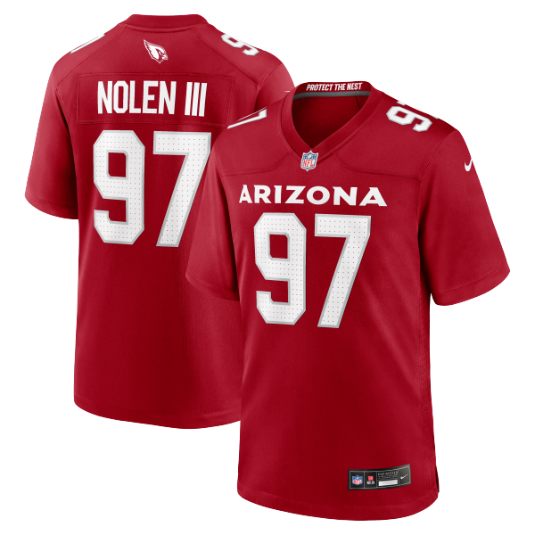 Walter Nolen Arizona Cardinals Game Player Jersey - Cardinal