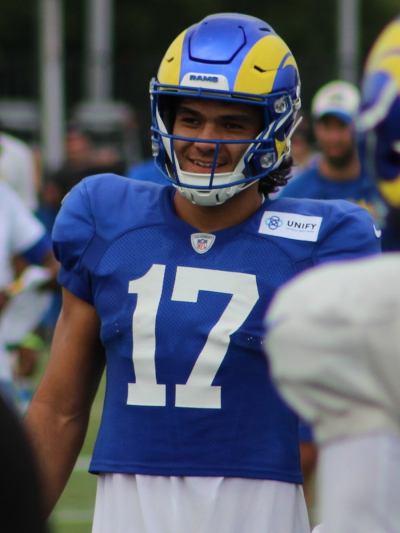 Puka Nacua in his NFL uniform