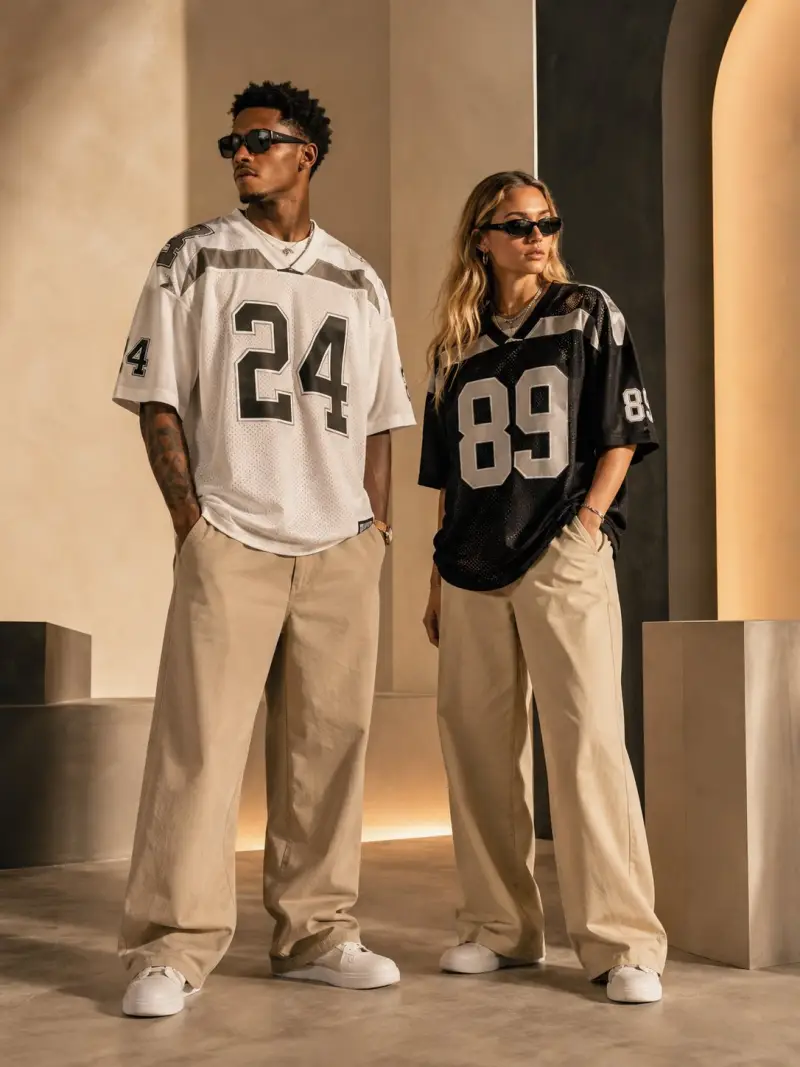 Unisex NFL jerseys styled for everyday wear