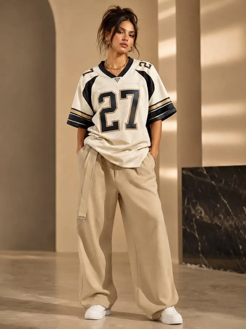 Women's NFL jerseys styled for everyday wear