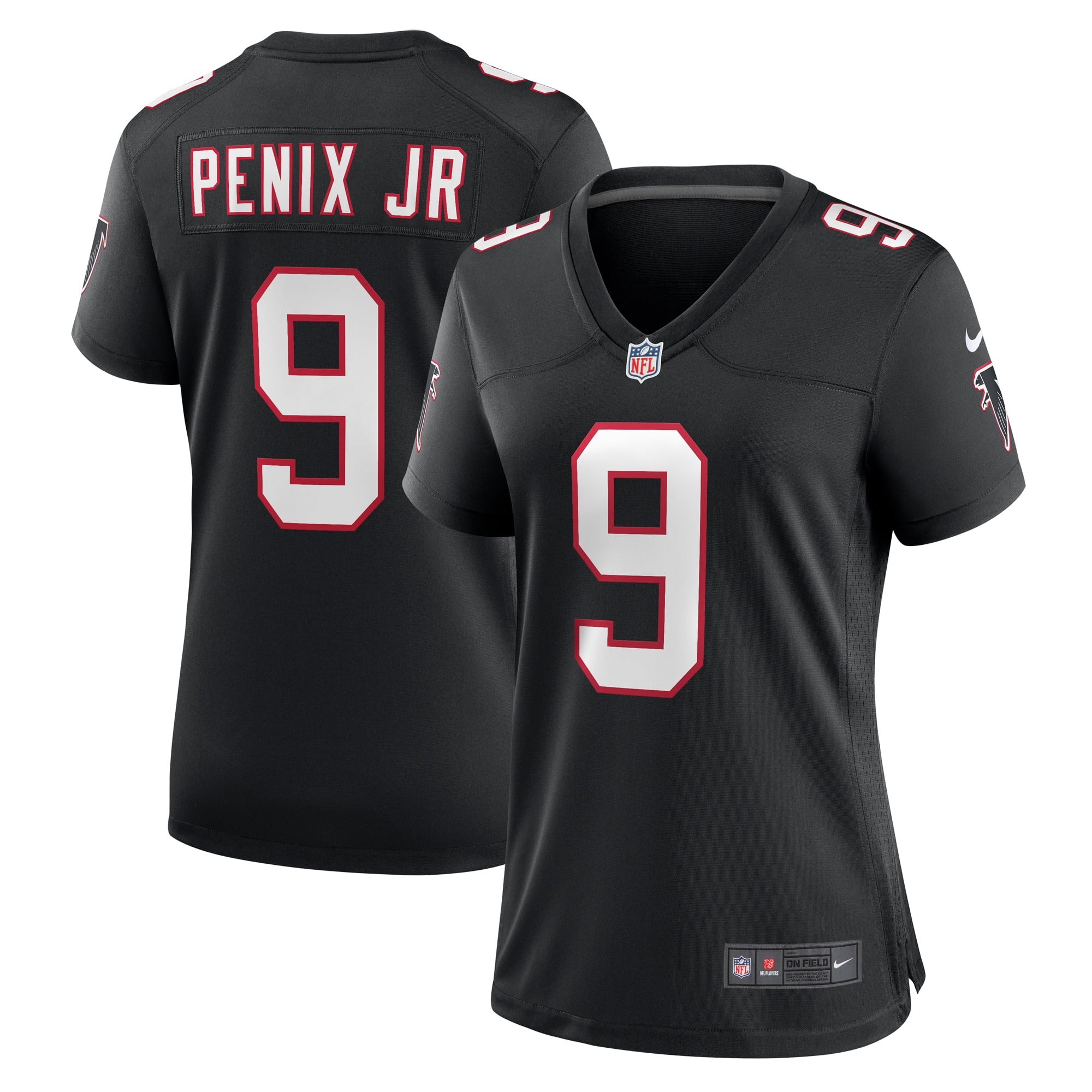 Women's Atlanta Falcons Michael Penix Jr. Black Alternate Game Jersey
