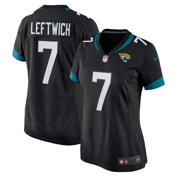 Women's Jacksonville Jaguars Byron Leftwich Black Alternate Retired Player Game Jersey