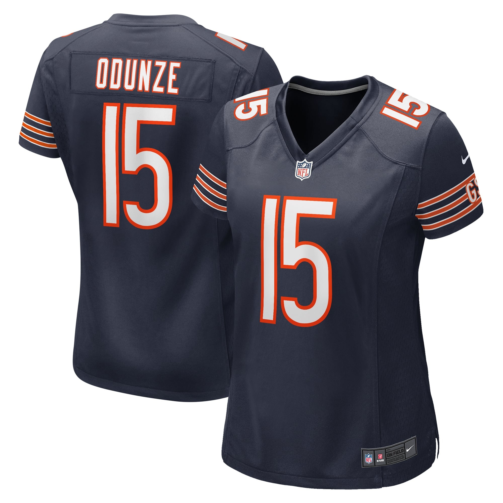 Women's Chicago Bears Rome Odunze Navy Game Jersey