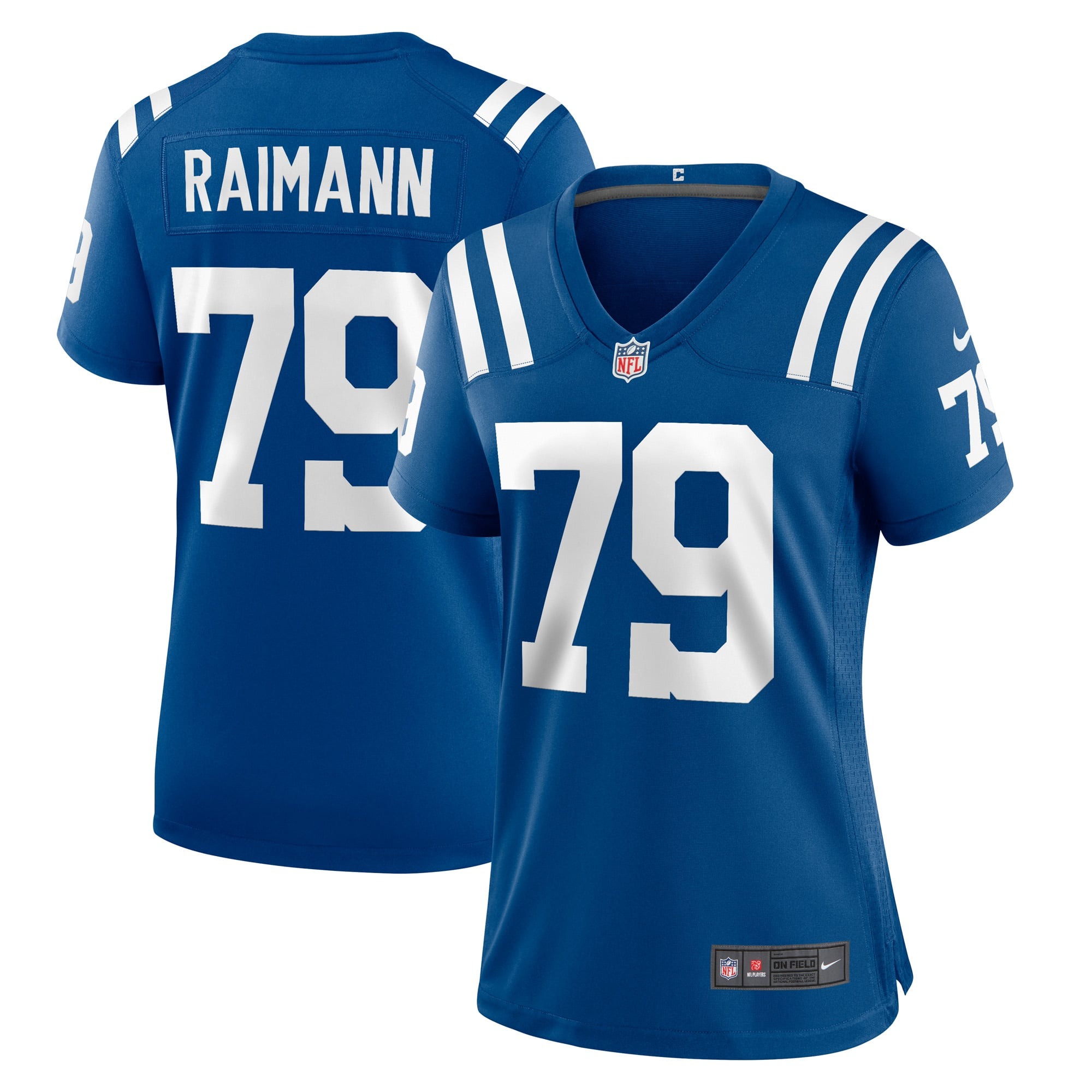 Women's Indianapolis Colts Bernhard Raimann Royal Player Game Jersey